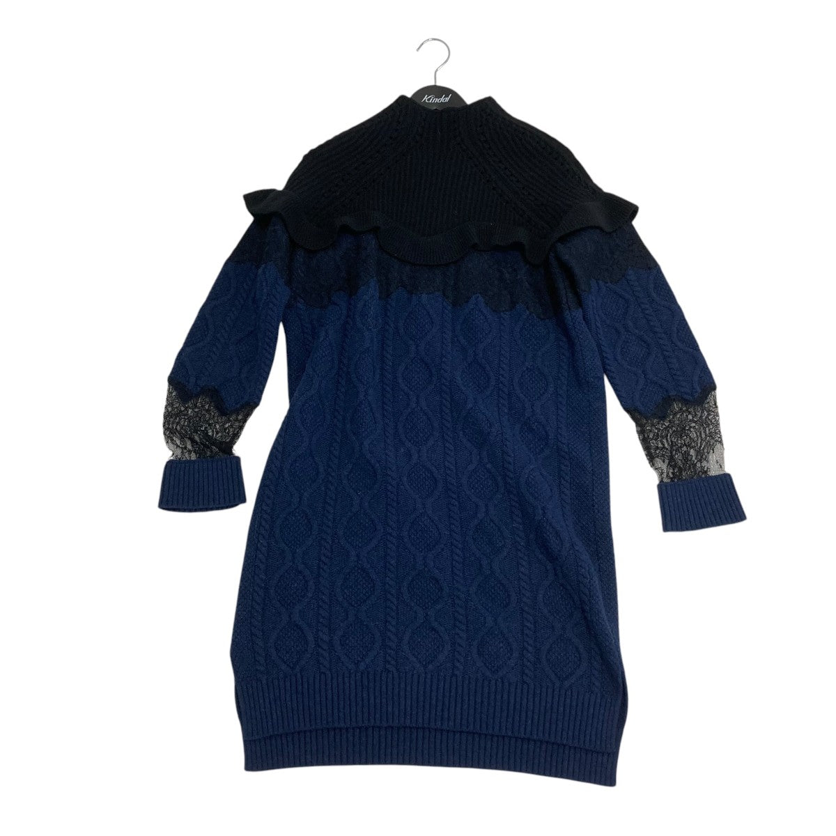 FENDI(フェンディ) ズッカ柄ライン JFB443 7AJ 12A ワンピース