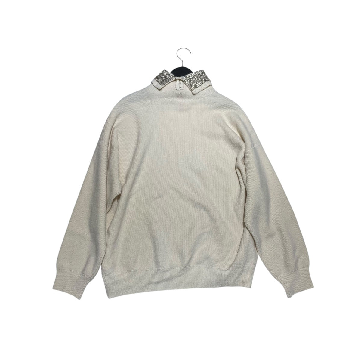 【美品】アレキサンダーワン　背中　シルバー飾り　透け感♡カットソー ALEXANDER WANG．t(アレキサンダー ワン) レイヤードニット