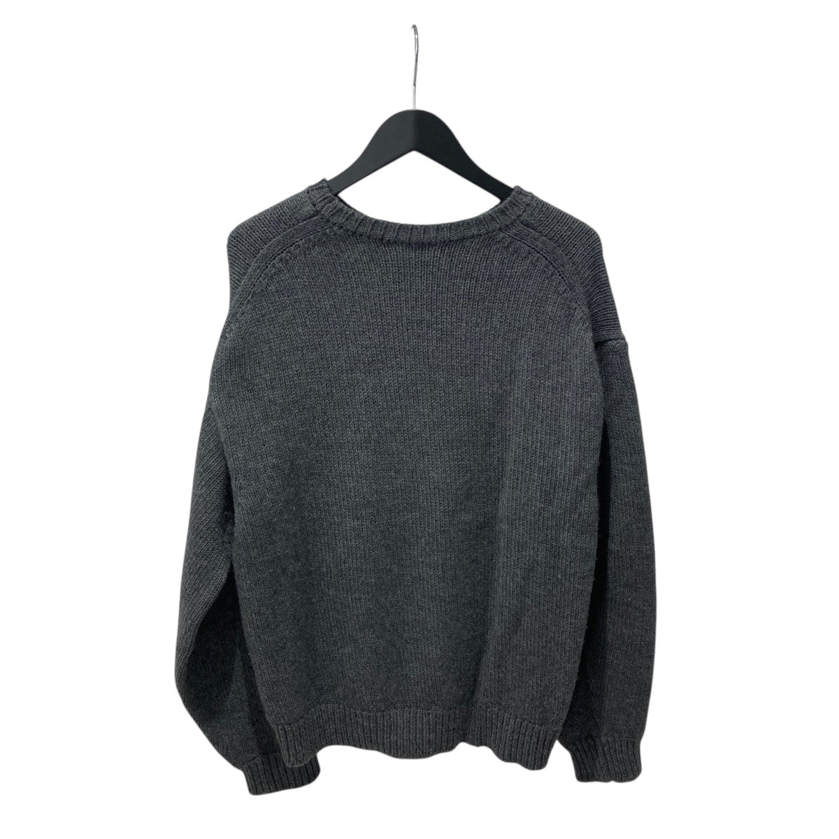 AURALEE(オーラリー) WOOL SOFT CORD KNIT P Oクルーネックニット