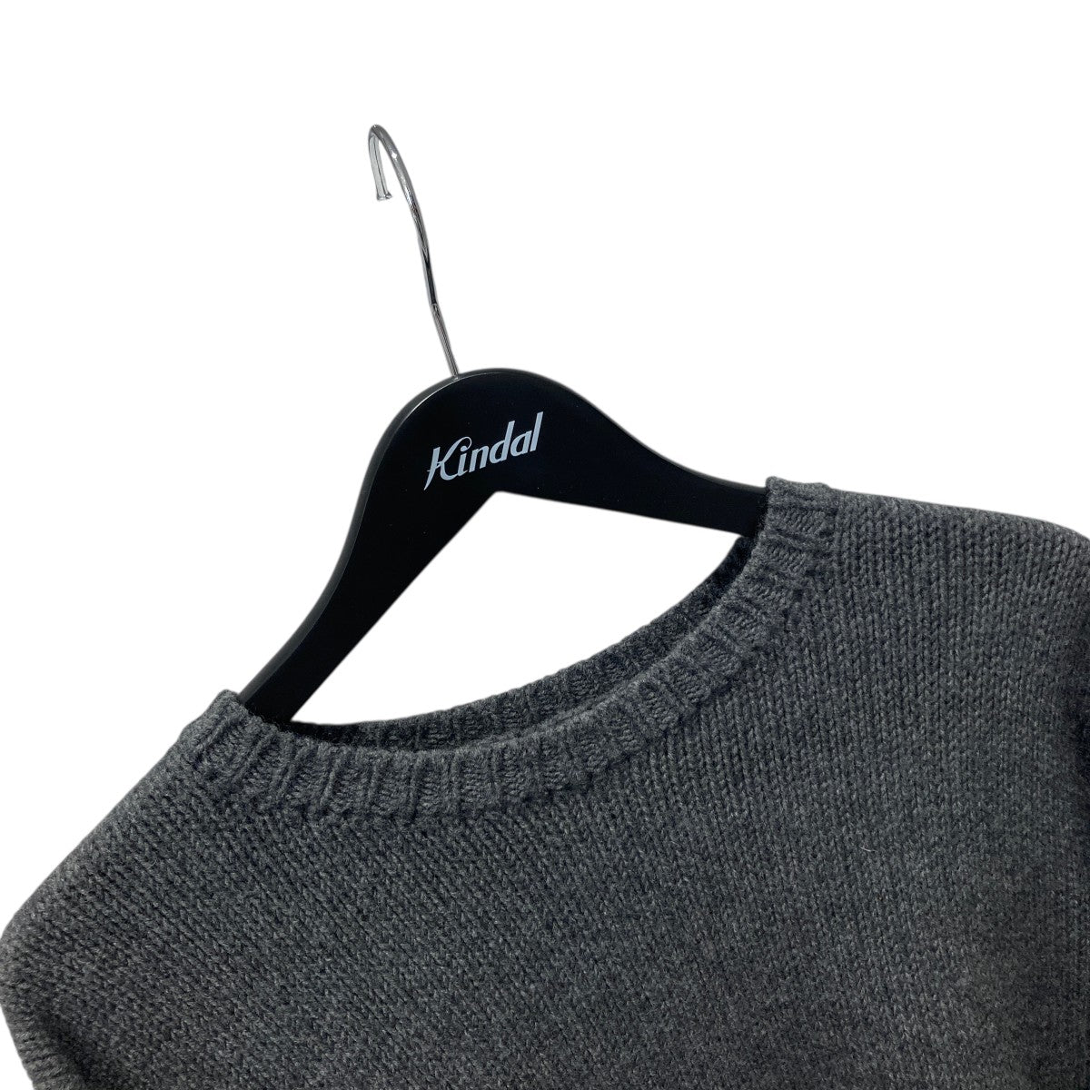 AURALEE(オーラリー) WOOL SOFT CORD KNIT P Oクルーネックニット