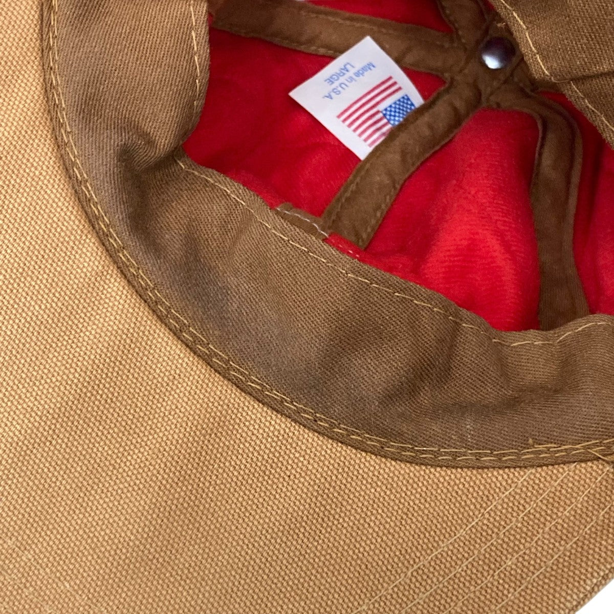 CarHartt(カーハート) USAイヤーフラップ付きダックキャップ ベージュ