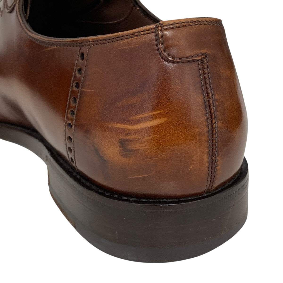 未使用✨サルヴァトーレフェラガモ　ビジネスシューズ　ロングノーズ　ブラウン Salvatore Ferragamo サルヴァトーレフェラガモ ダブル モンク