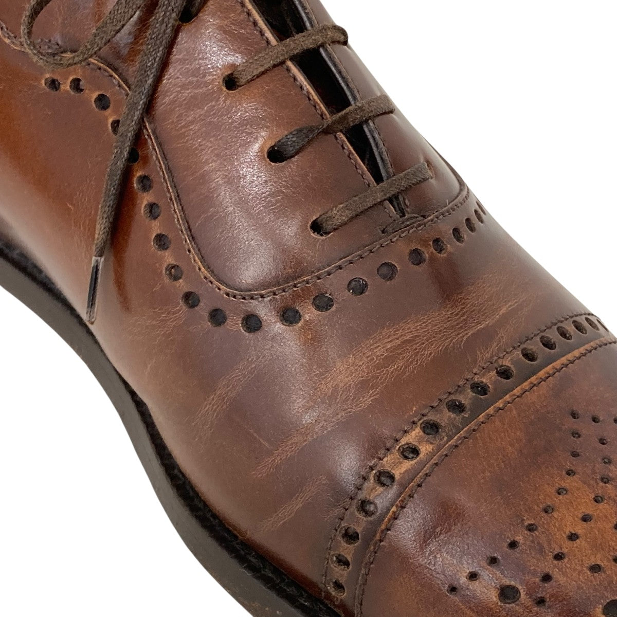 サルヴァトーレフェラガモFerragamo◇イタリア製ドレスシューズ革靴ブラウン Salvatore Ferragamo(サルヴァトーレフェラガモ) レザーシューズ