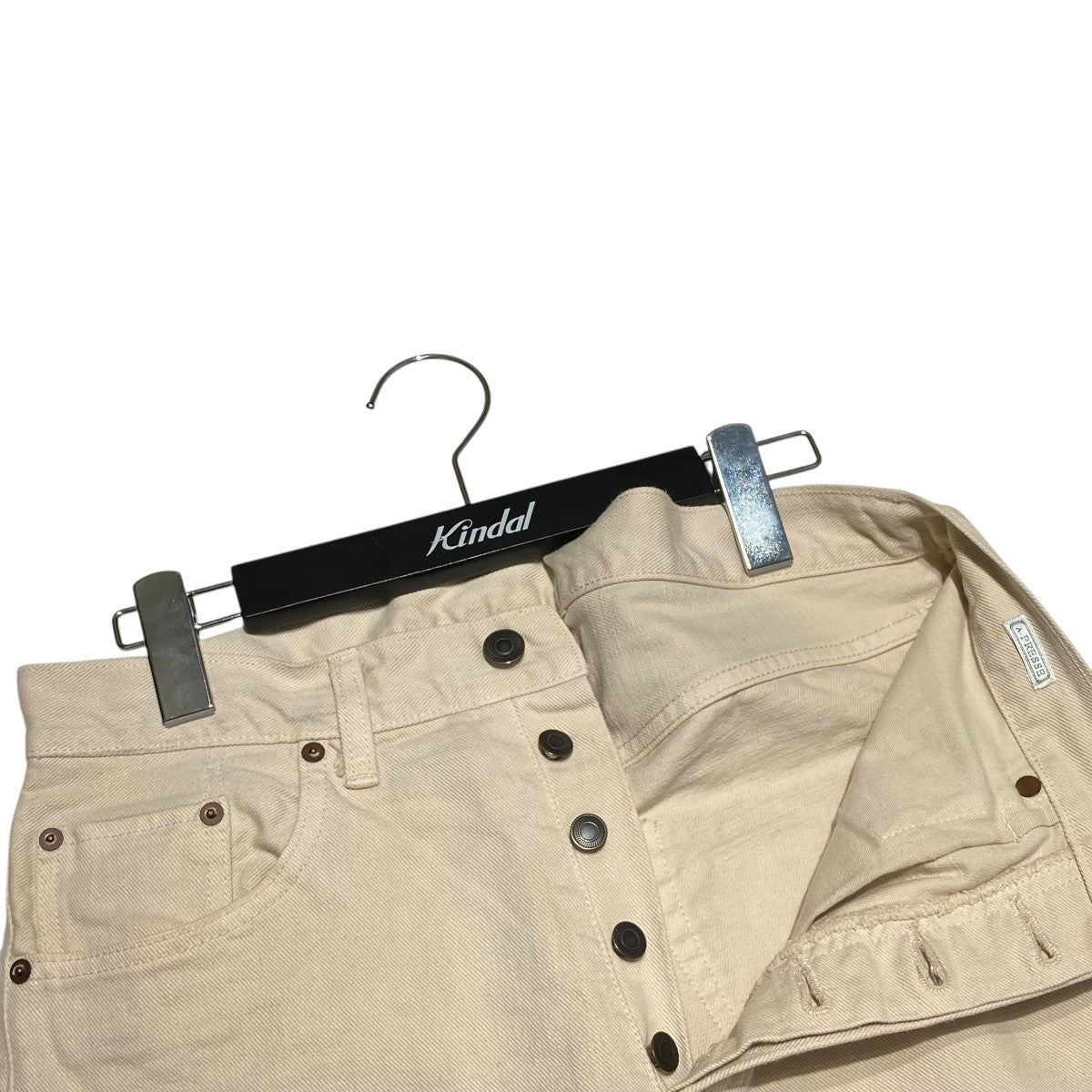 A．PRESSE Washed Denim Pantsデニムパンツ22AAP-04-04H 古着・中古-3枚目のアイテム画像