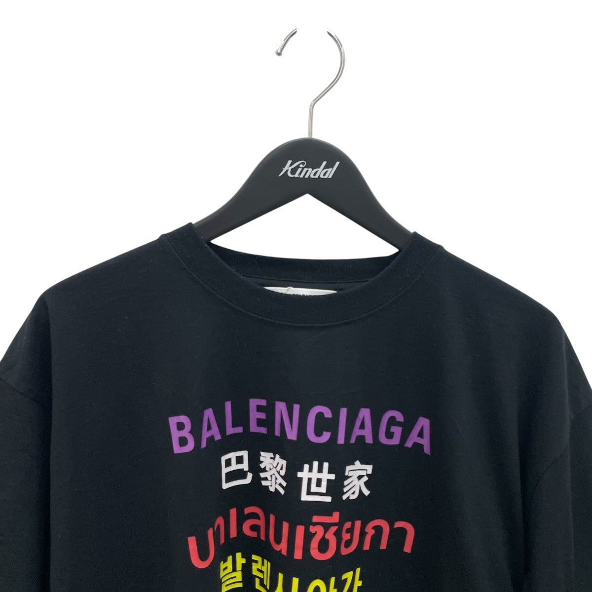 BALENCIAGA(バレンシアガ) オーバーサイズ言語Tシャツ612965 BALENCIAGA(バレンシアガ) オーバーサイズ言語Tシャツ612965