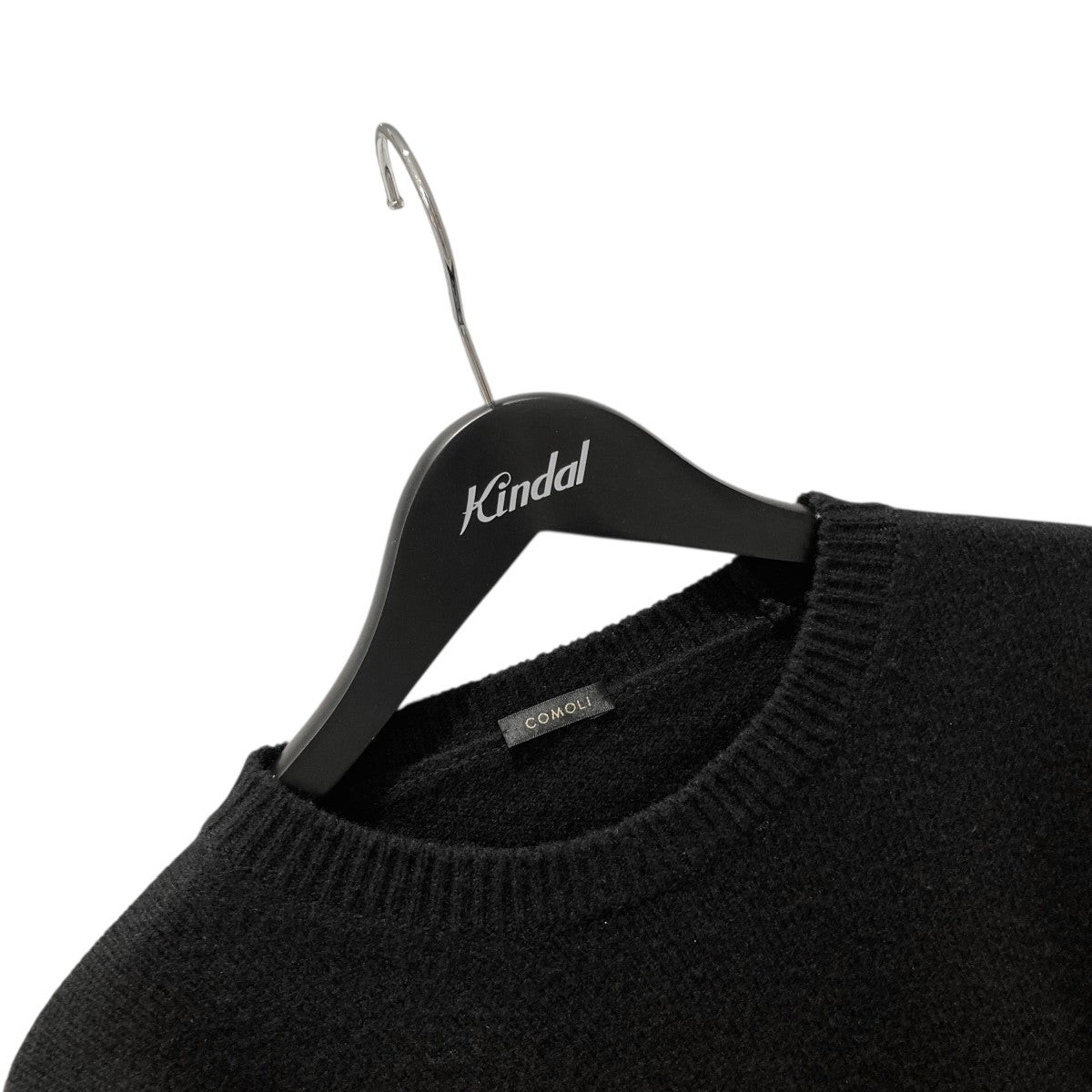 美品 COMOLI 24AW ラムズウールクルーネックニット A03-06016 COMOLI(コモリ) 24AWラムズウールクルーネックニットA03-06016