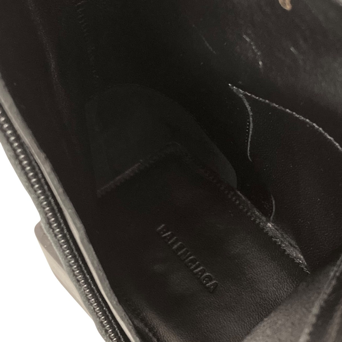 BALENCIAGA(バレンシアガ) BBロゴスクエアトゥサイドジップブーツ