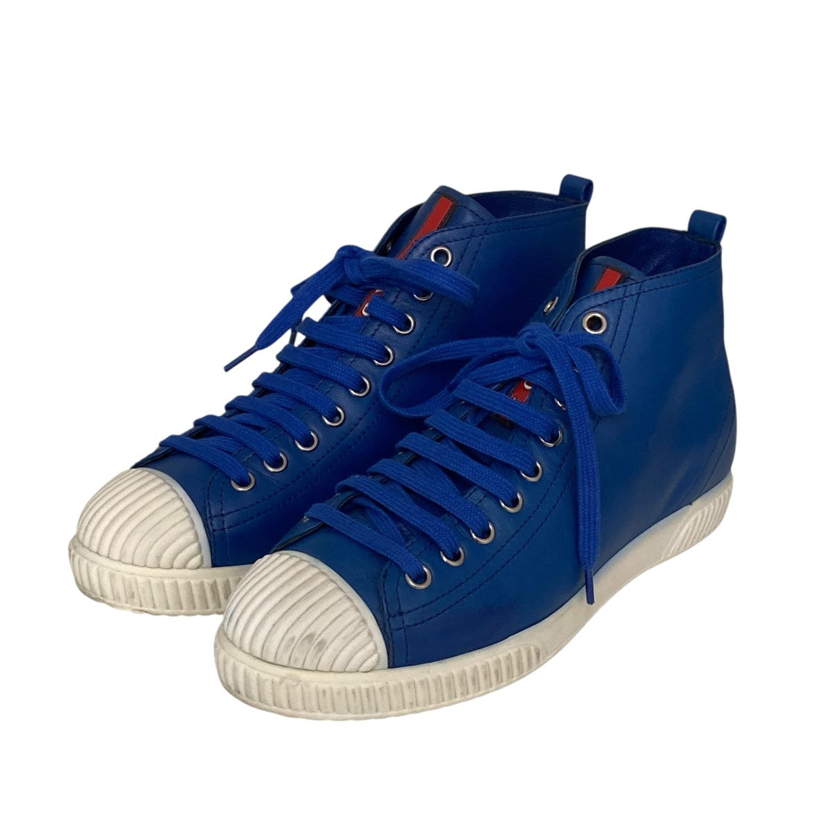 PRADA(プラダ) ハイカットスニーカー3T 5877 3T 5877 ブルー