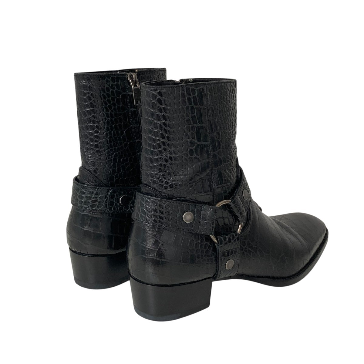 Saint Laurent ブーツ　ルーカス　41 サンローラン SAINT LAURENT ブーツ サンローラン ジップブーツ 41 - メルカリ