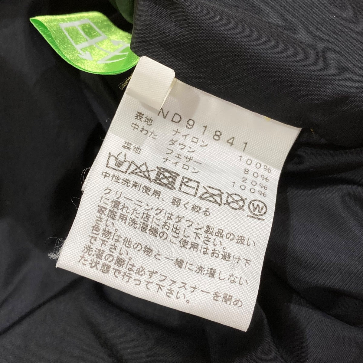THE NORTH FACE(ザノースフェイス) ヌプシダウンジャケットND91841