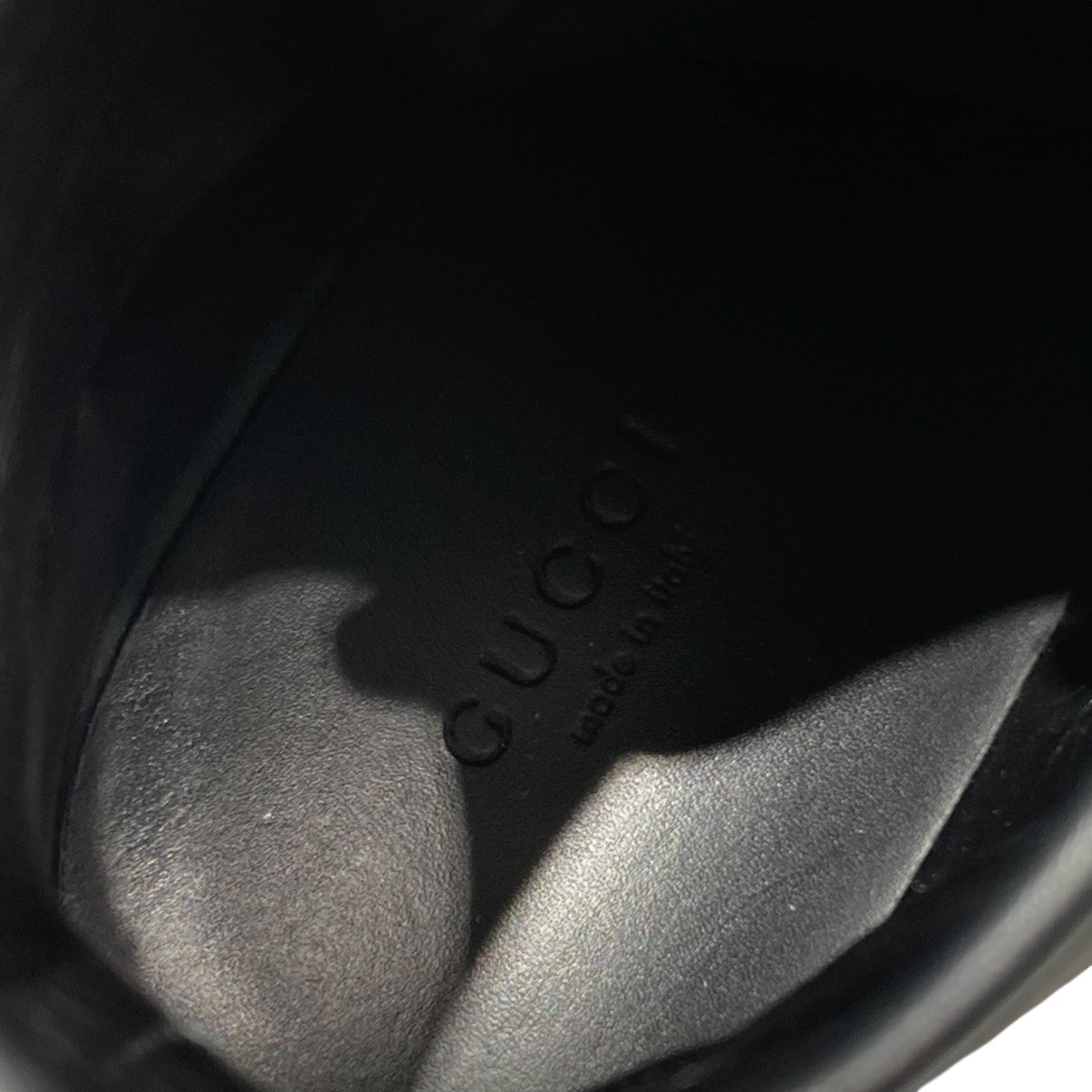 GUCCI新品未使用ハイカットスニーカー　426186ブラックGGキャンバス GUCCI(グッチ) ハイカットスニーカー426186 426186 ブラック