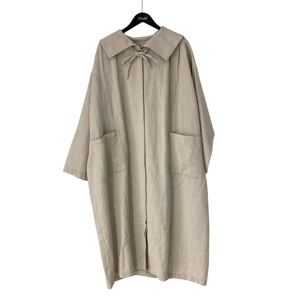 限定価格！nest Robe ネストローブリネンチェスターコート亜麻色