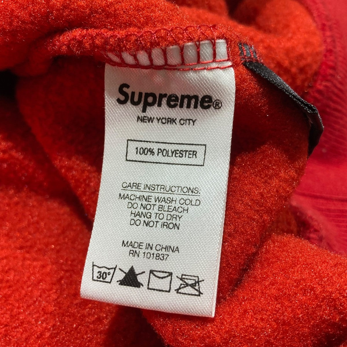 け*様 SUPREME 18AW ClassicScript パーカー Supreme(シュプリーム) 18AWARC Logo Polartec Hooded