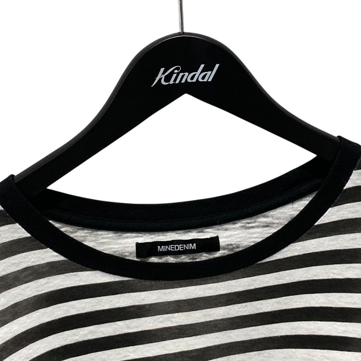 WILDSIDE マインデニム　ストライプ Tシャツ 半袖　M WILDSIDE × MINEDENIM Hazy Bold Border T-shirt (S RED