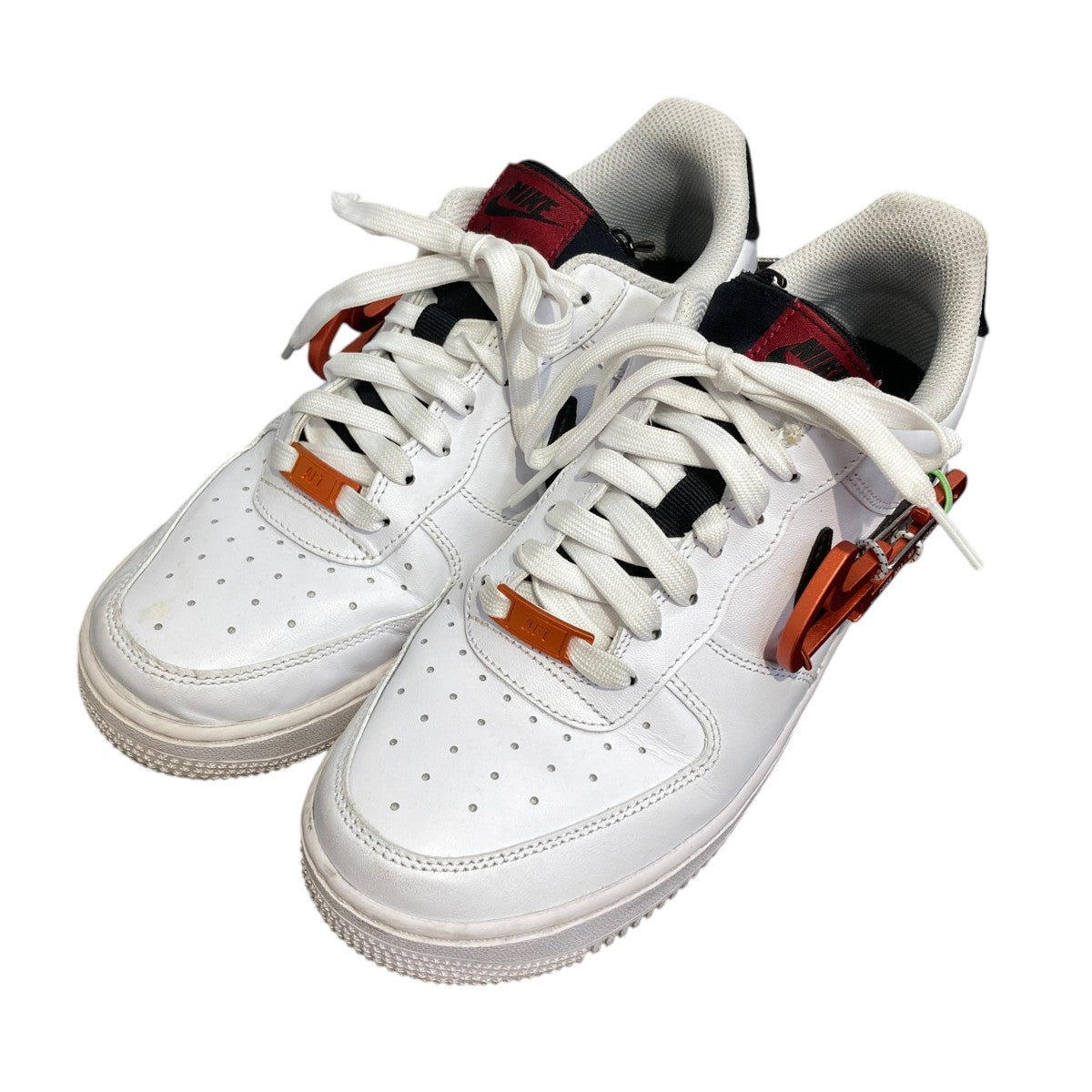 Nike Air Force 1 ホワイト/ブラック 24.5 カラビナ