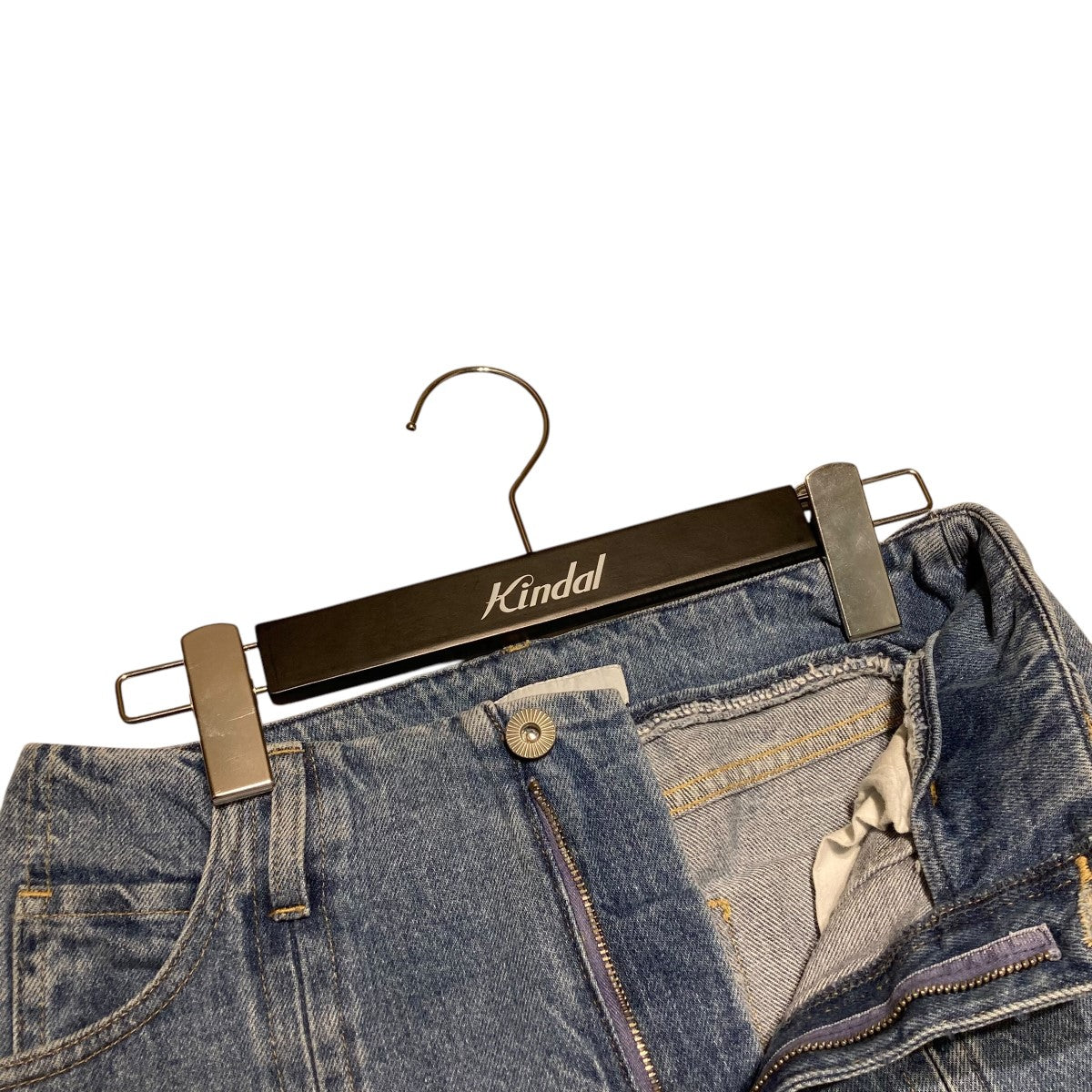 Tucked slit denimデニムパンツMU23SS-1203
