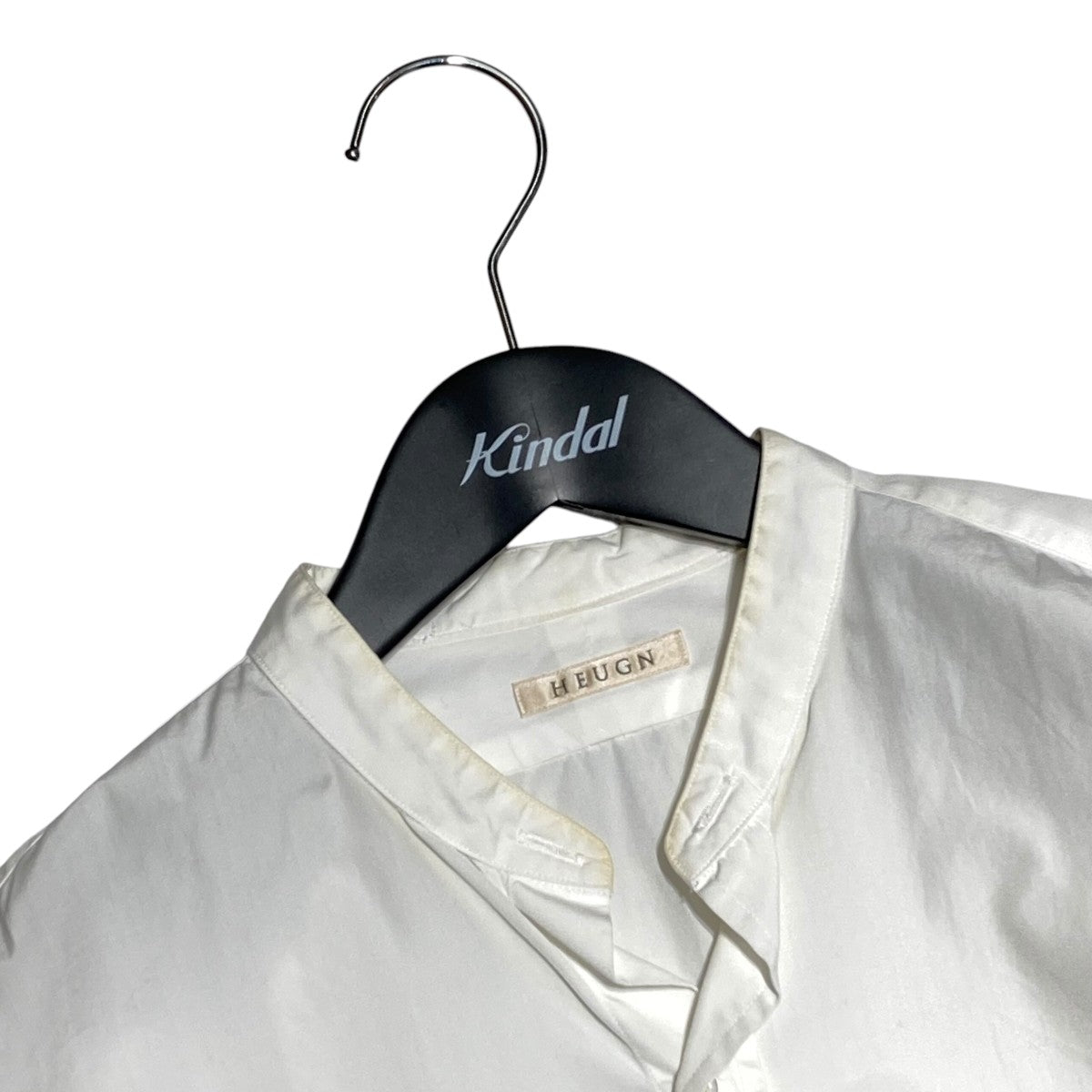 HEUGN SHIRT003バンドカラーシャツ 古着・中古-3枚目のアイテム画像