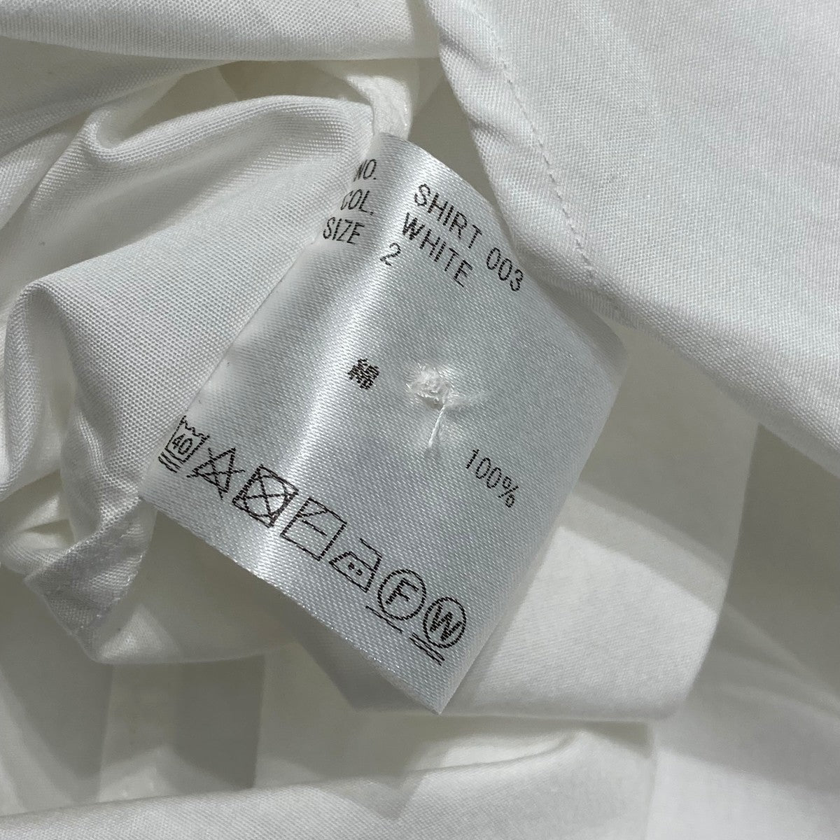 HEUGN SHIRT003バンドカラーシャツ 古着・中古-7枚目のアイテム画像
