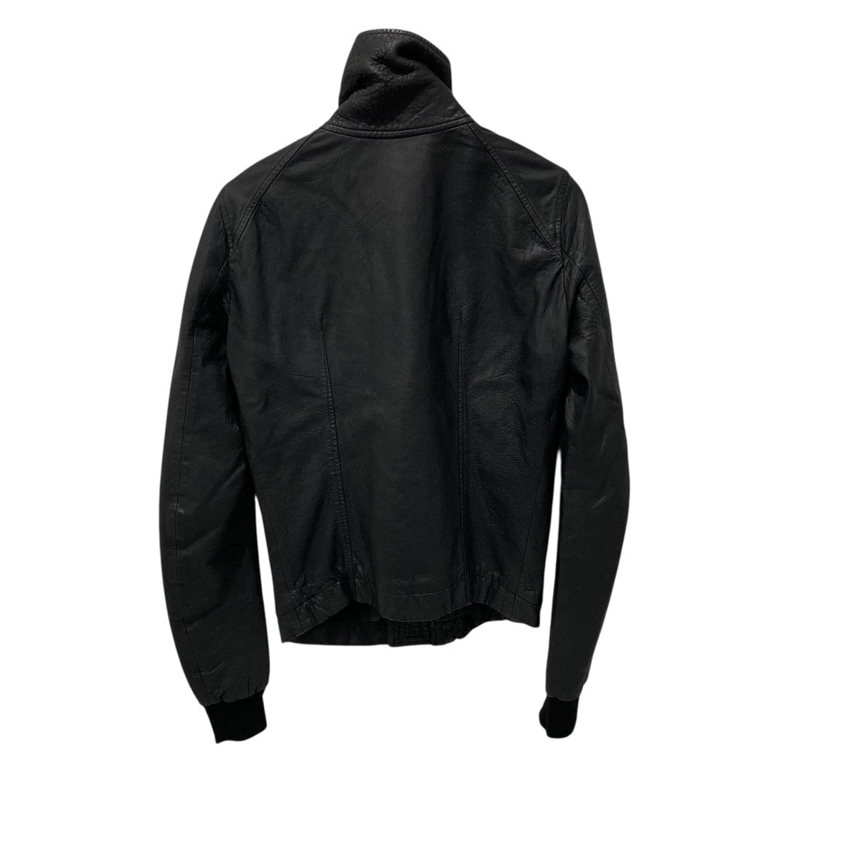 RICK OWENS INTARSIA レザージャケット 46 RICK OWENS(リックオウエンス) INTARSIA LAMB LEATHER JACKET