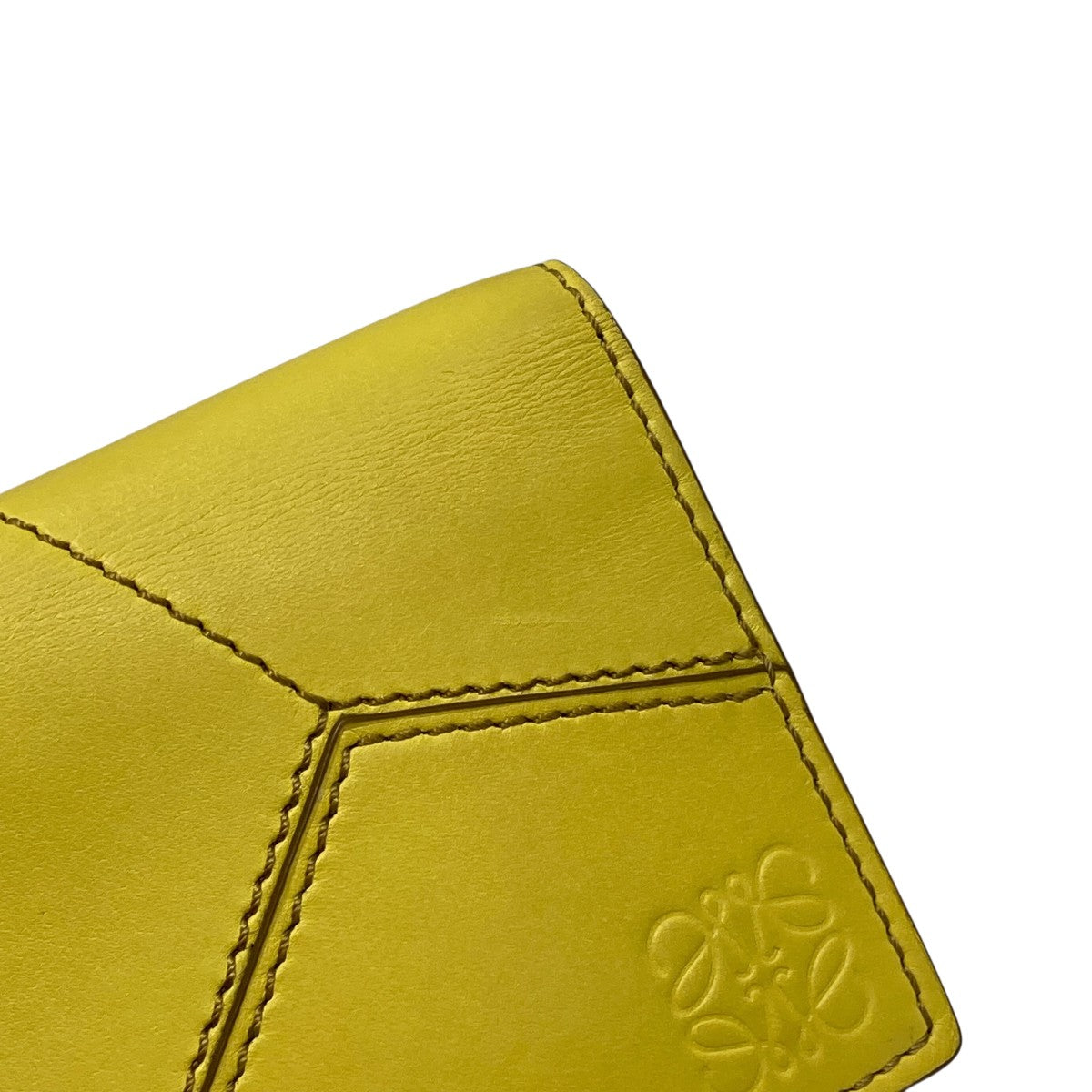 LOEWE(ロエベ) パズル バイフォールドカードケース 102224 イエロー