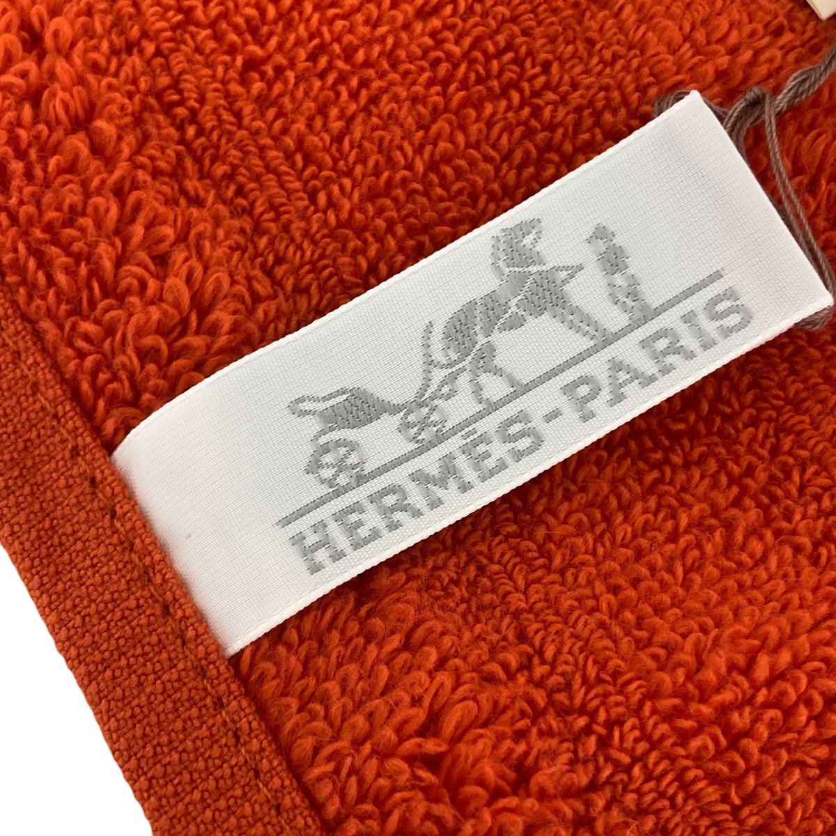 HERMES カレタオル ステアーズハンドタオル 古着・中古-2枚目のアイテム画像