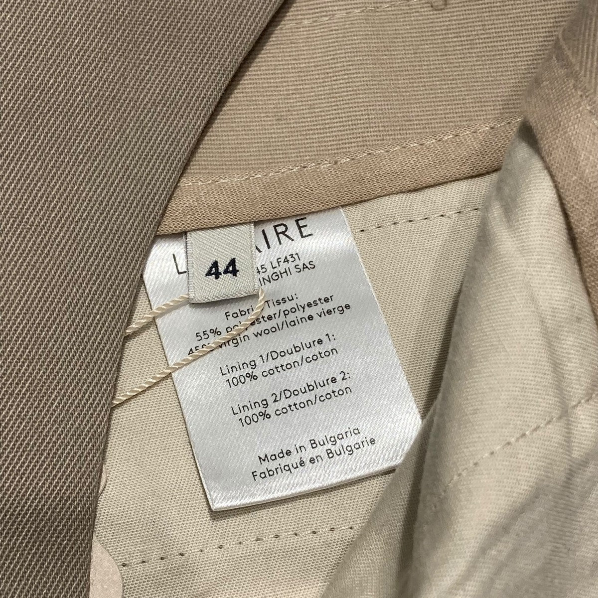 LEMAIRE(ルメール) STRAIGHT LEG PANTSワイドパンツPA145 LF431