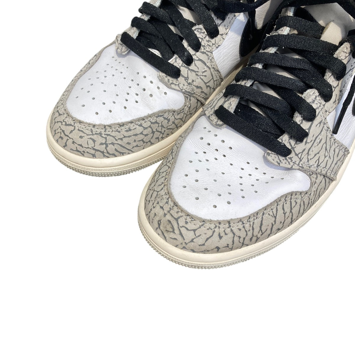 NIKE(ナイキ) Air Jordan 1 High OG White Cement Safariエア