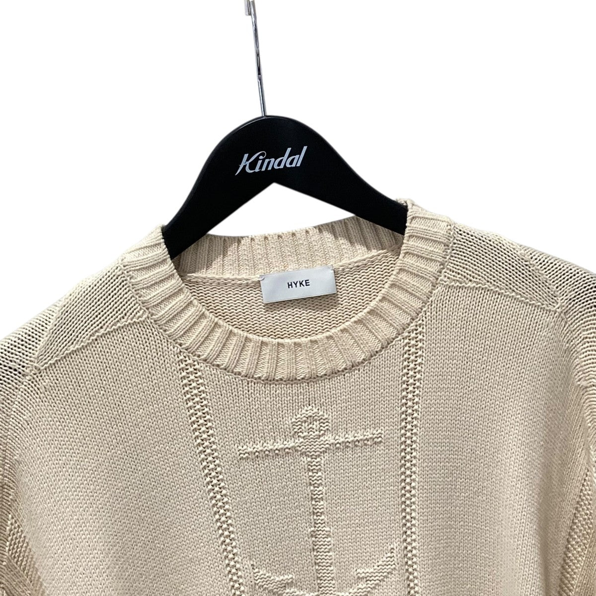 ハイクHYKEニットポンチョベスト HYKE ハイク ニットベスト ×HYKE ポンチョHYKE
