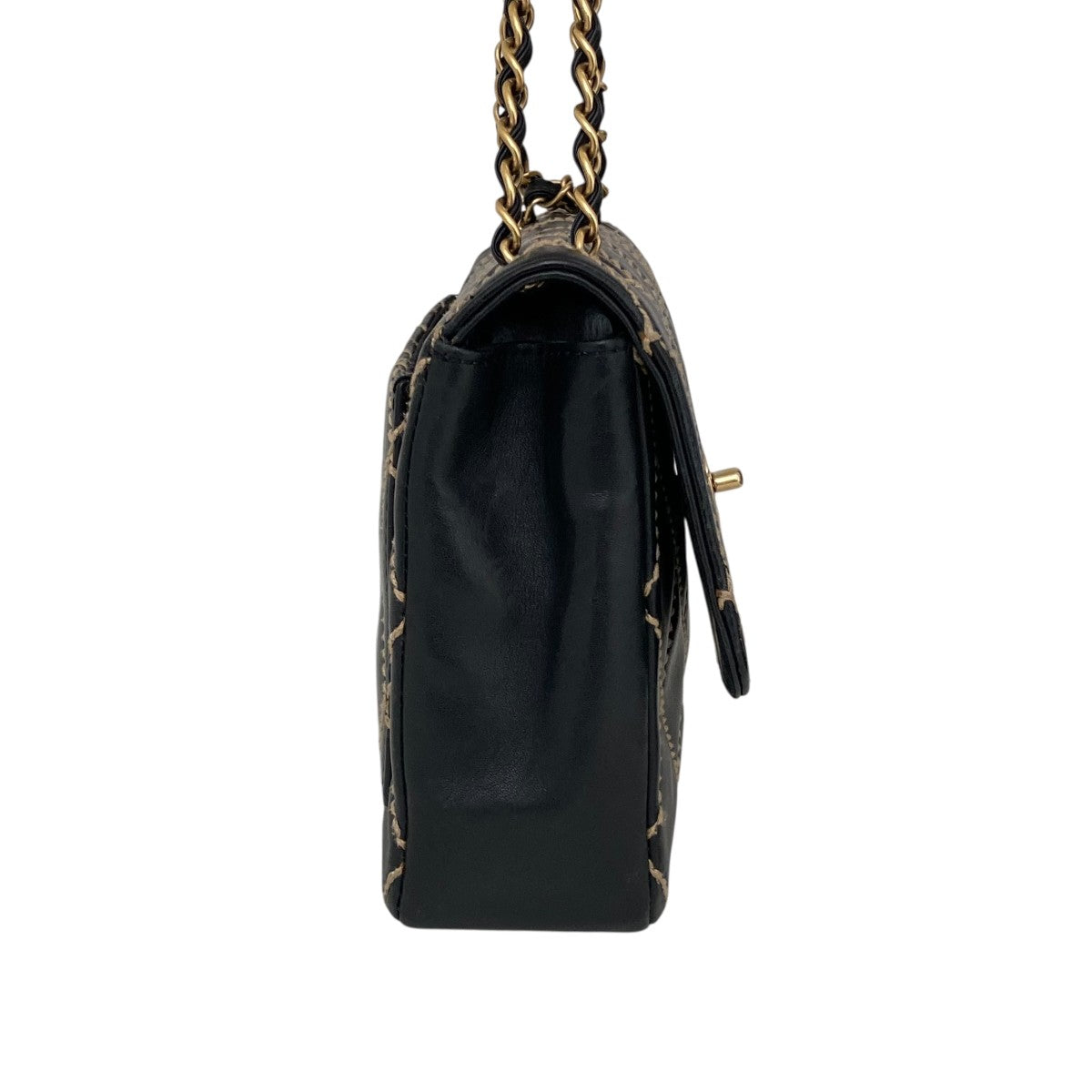 CHANEL ワイルドステッチ マトラッセチェーンショルダーバッグ 古着・中古-3枚目のアイテム画像