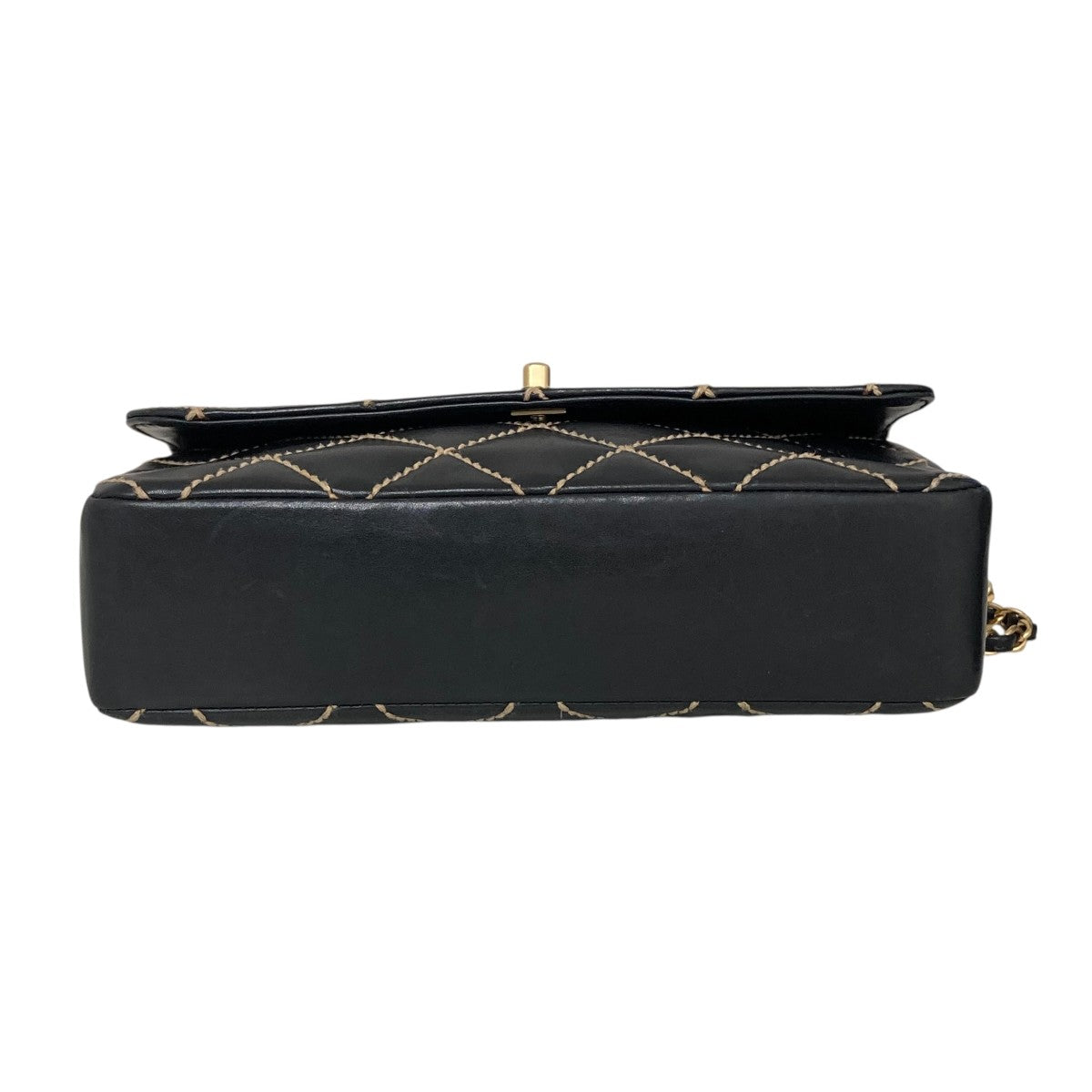 CHANEL ワイルドステッチ マトラッセチェーンショルダーバッグ 古着・中古-4枚目のアイテム画像