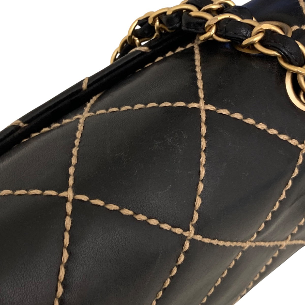CHANEL ワイルドステッチ マトラッセチェーンショルダーバッグ 古着・中古-8枚目のアイテム画像