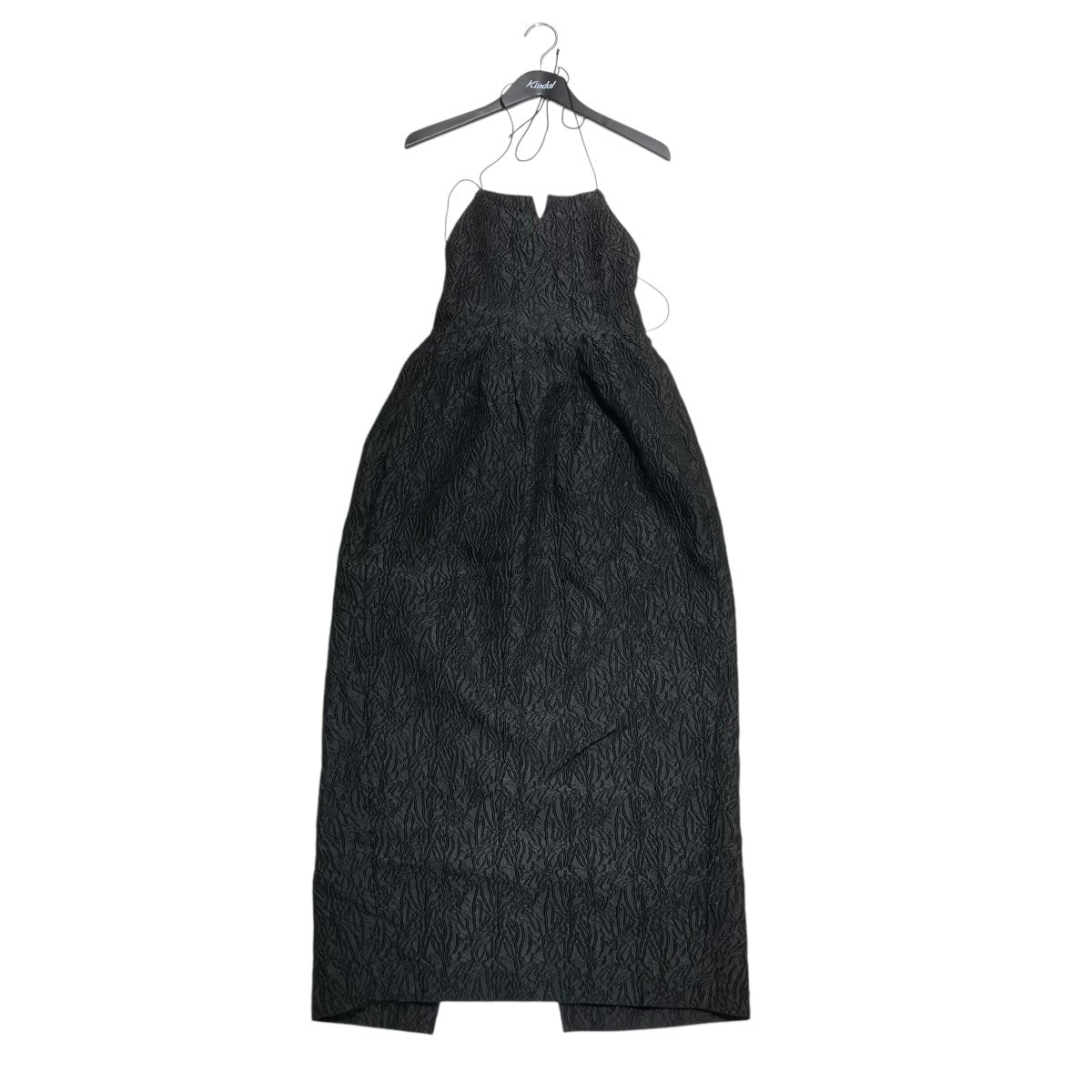 LE CIEL BLEU(ルシェルブルー) Halterneck Barrel Jacquard Dress