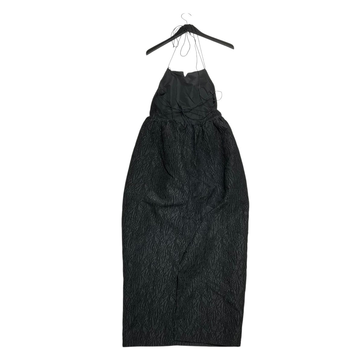 LE CIEL BLEU(ルシェルブルー) Halterneck Barrel Jacquard Dress