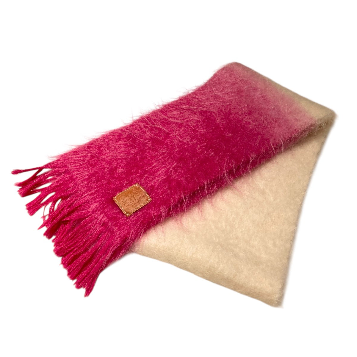 LOEWE(ロエベ) グラデーションマフラー ピンク｜【公式】カインドオル