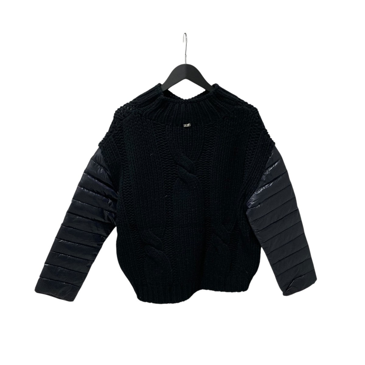 HERNO 22AWリゾートダウン切替ケーブルニット57666-52962-5 古着・中古-2枚目のアイテム画像
