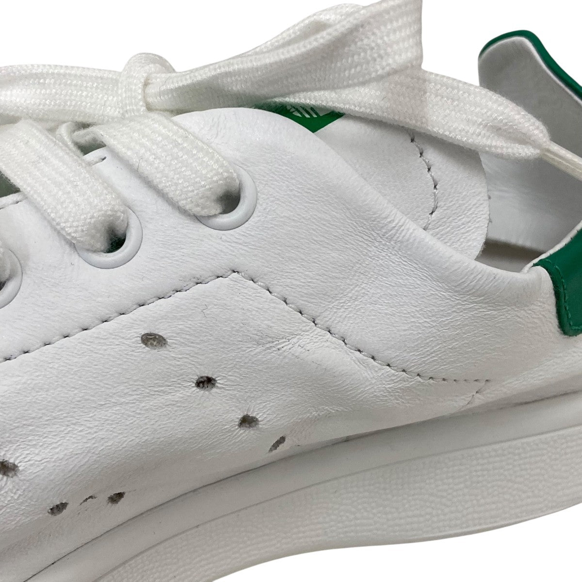 BALENCIAGA×adidasスタンスミス　41 ホワイト/グリーン バレンシアガ / アディダス】完売必至。“熟成済み”のリッチな
