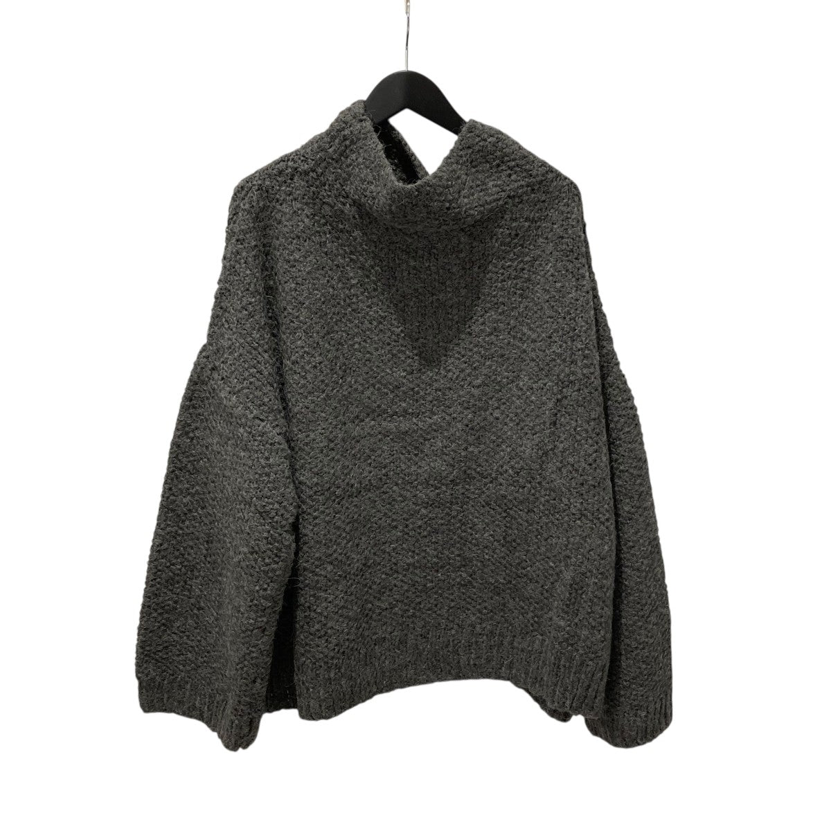 22AWHAND OVERSIZED HIGH NECKハイネックニットSAU21 KN292