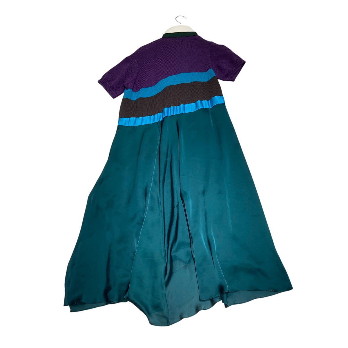 sacai(サカイ) ワンピース19-04435 19-04435 グリーン サイズ 1
