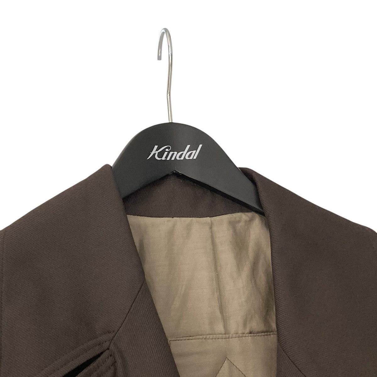 YOKE(ヨーク) WOOL KARSEY DOUBLE BREASTED OVERCOATトレンチ