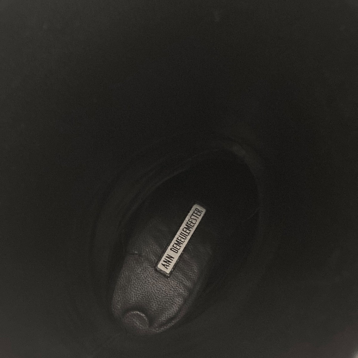 ANN DEMEULEMEESTER(アン ドゥムルメステール) ロングブーツ ブラック