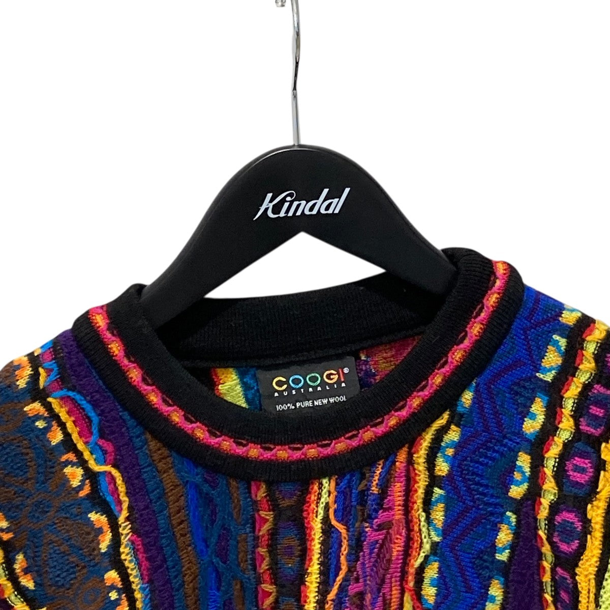 希少 coogi クージー 3Dニット コットン100% オーストラリア製 Ｌ 美品 希少 coogi クージー 3D オーストラリア製 コットン100