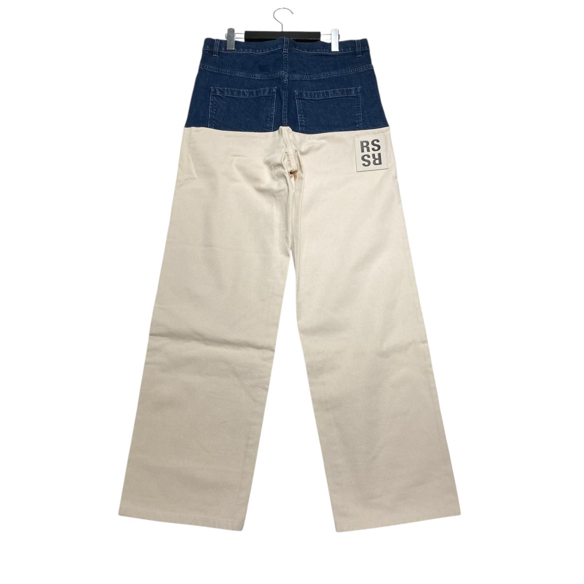 RAF SIMONS ラフシモンズ 19AW SLIM FIT DESTROYED RSパッチ