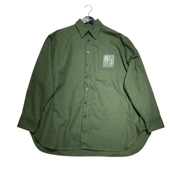 RAF SIMONS(ラフシモンズ) PIN OVERSIZED DENIM SHIRTオーバーサイズ