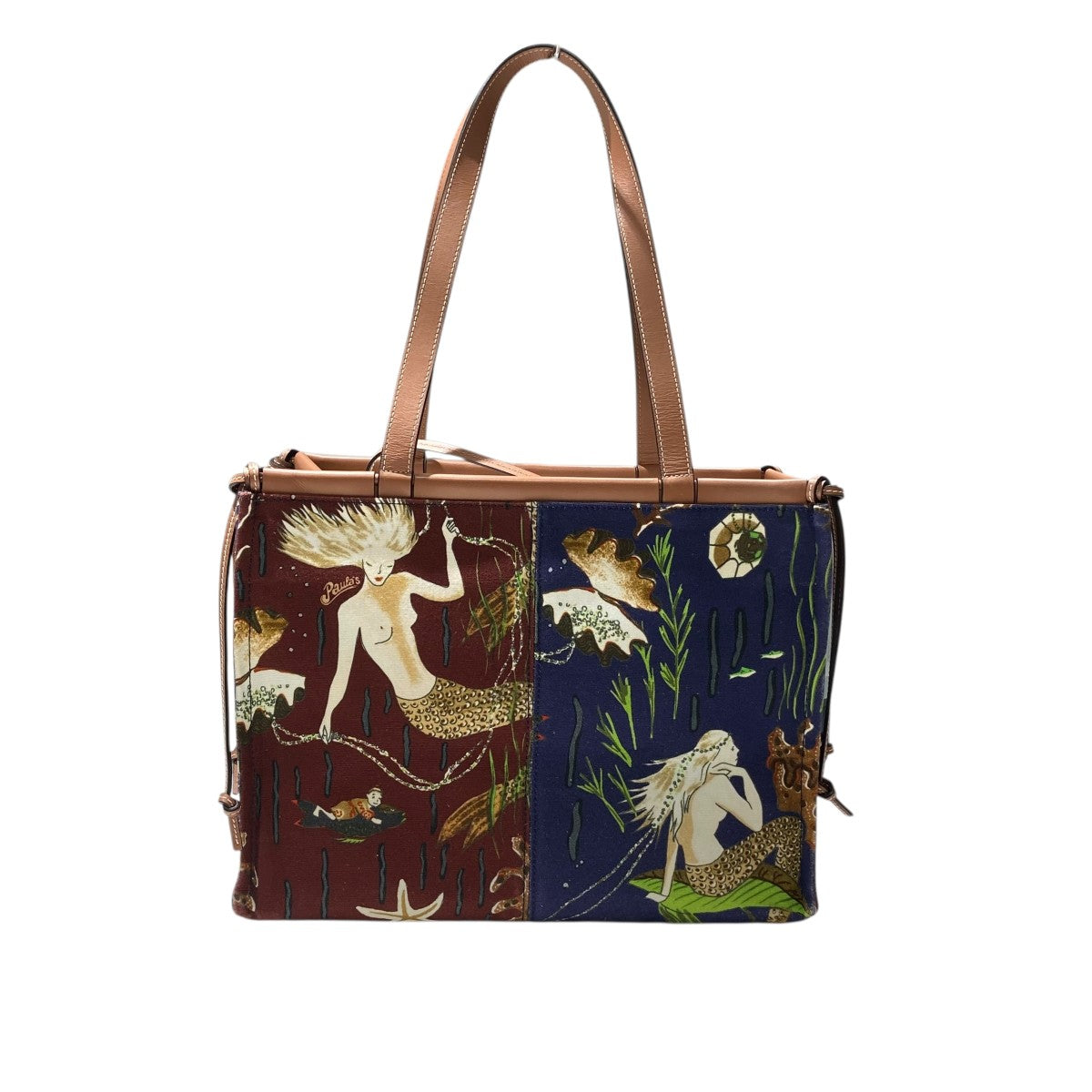 『4年保証』 LOEWE(ロエベ) マーメイド パウラズイビザクッショントート バッグ