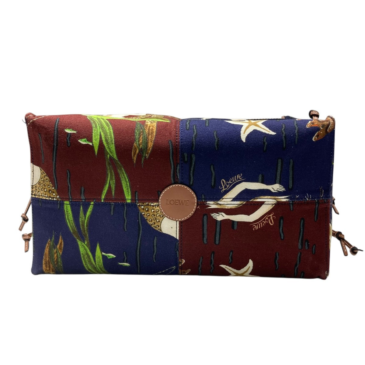品質は非常に良い LOEWE(ロエベ) パウラズイビザクッショントート マーメイド バッグ