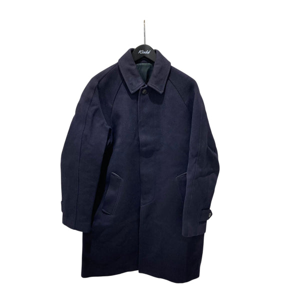 COMOLI キャバリーメルトンバルカラーコート サイズ0 COMOLI(コモリ) キャバリーメルトンバルカラーステンカラーコートJ03