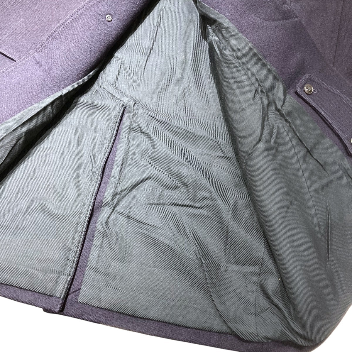 COMOLI(コモリ) キャバリーメルトンバルカラーステンカラーコートJ03