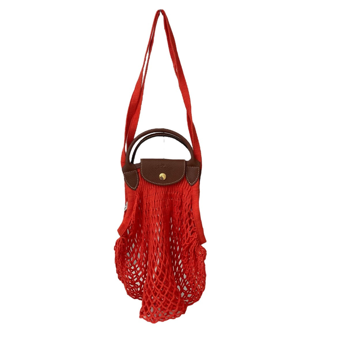 LONGCHAMP(ロンシャン) メッシュバッグ レッド｜【公式
