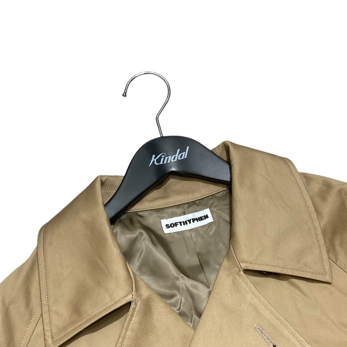 SOFTHYPHEN / ステンカラーコート/--/コットン/MGMFC221156 SOFTHYPHEN(ソフトハイフン) BASIC TRENCH COATトレンチコート