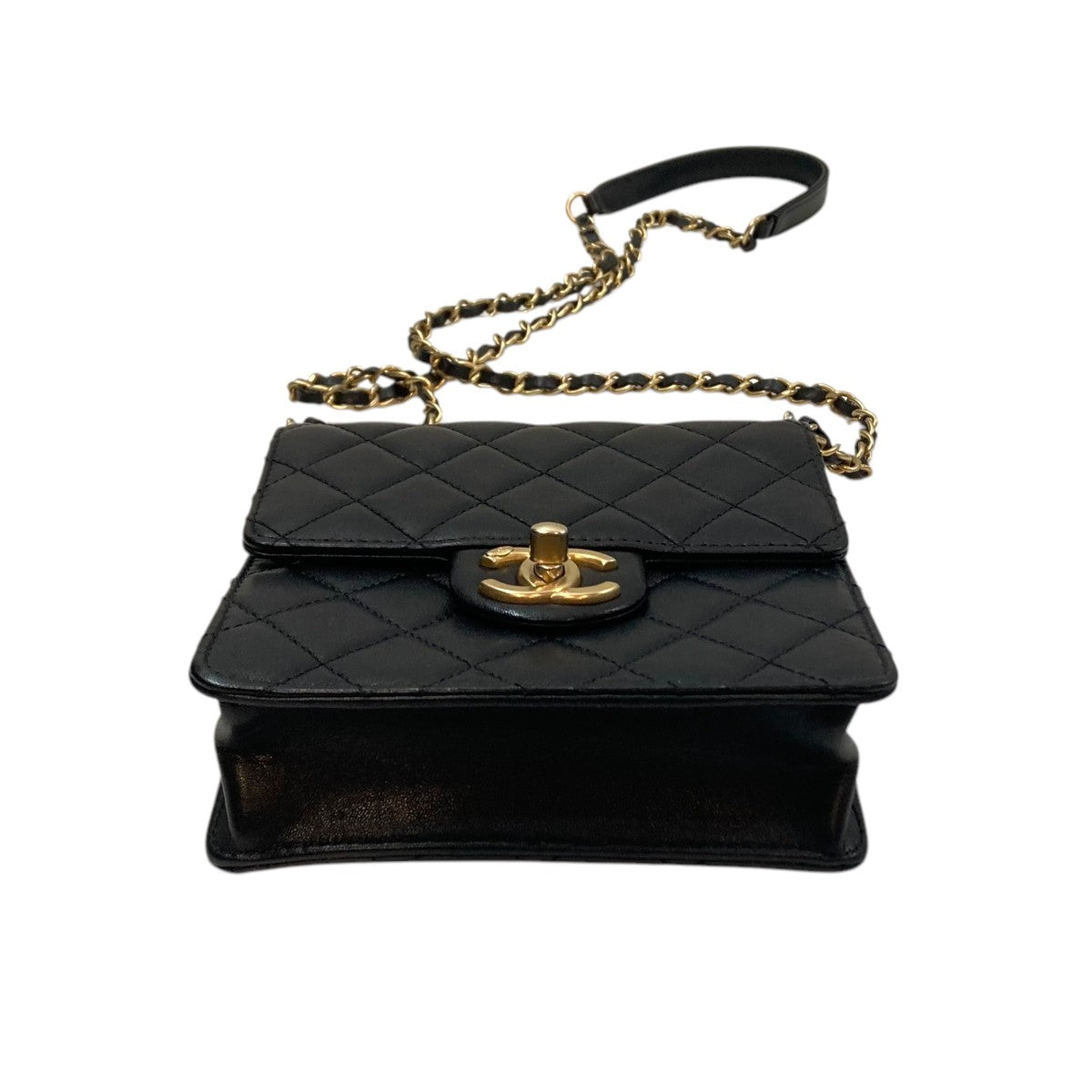 CHANEL チェーンショルダーバッグ ブラック CHANEL(シャネル) チェーンショルダーバッグ134-7 134-7 278